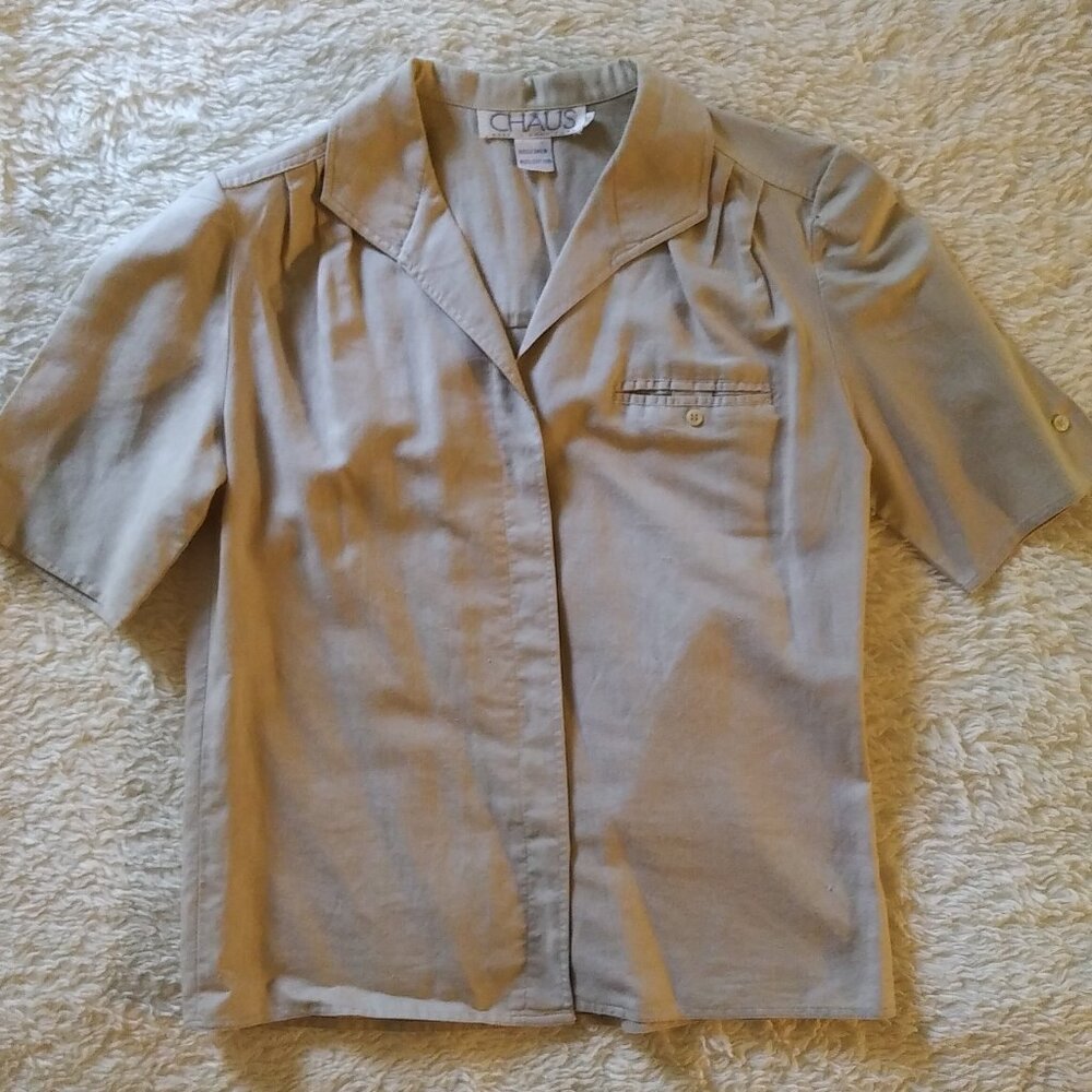 Chaus linen campshirt
